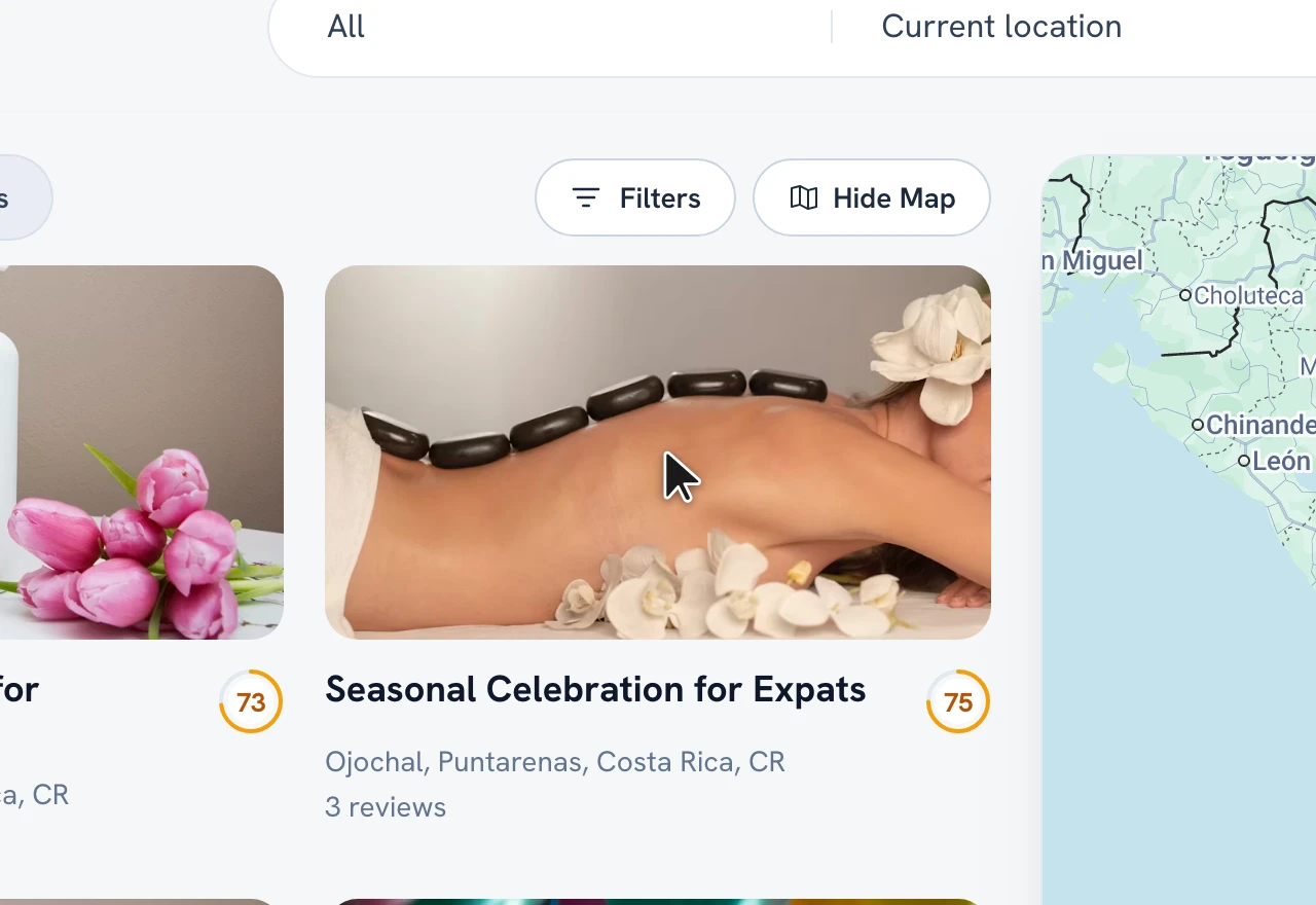 Marketplace search results